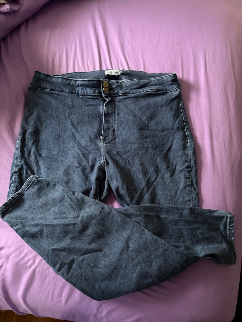 Ms. Cello Dark Wash High-Rise Skinny Jeans